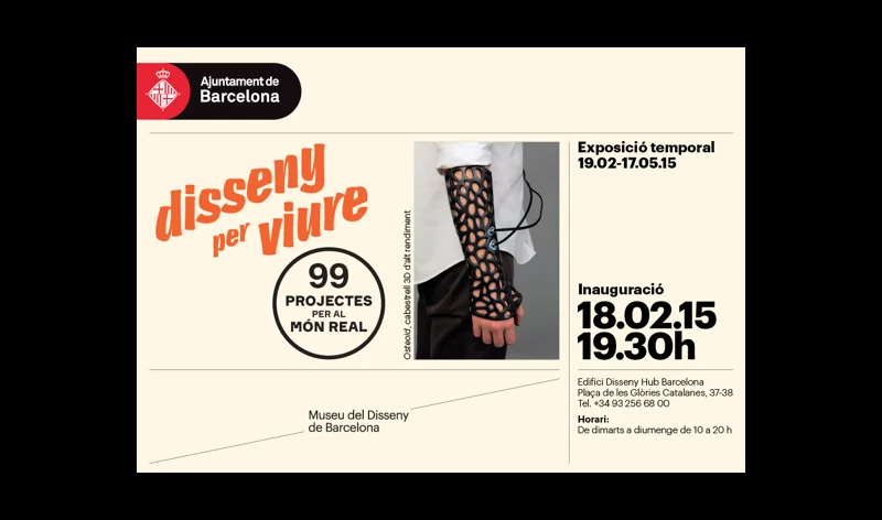 Disseny per Viure — 99 Projectes per al Món Real, Design Museum of Barcelona