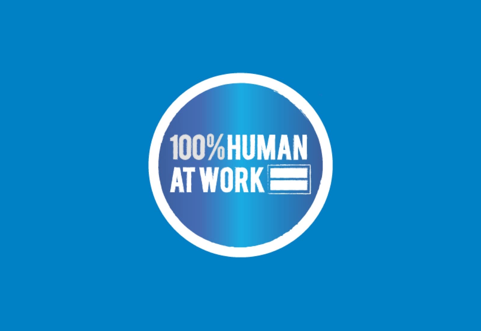 100% Human At Work Brand Identity