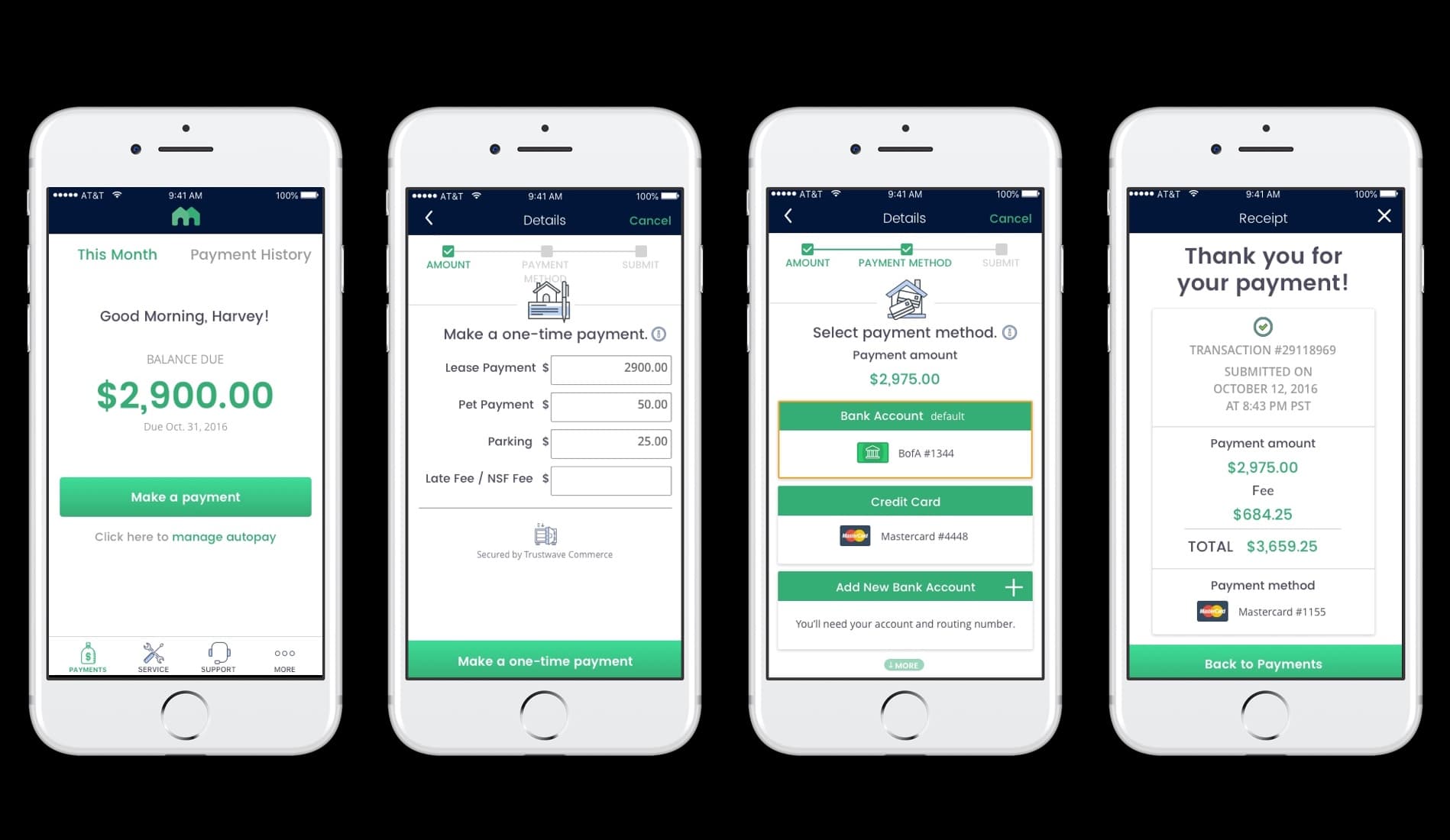 Service request feature