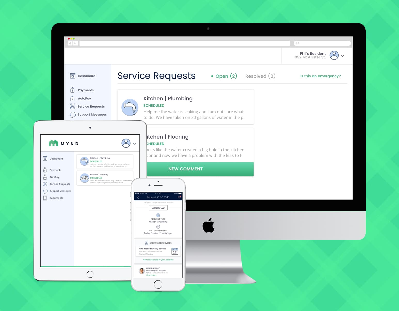 Mobile-first experience