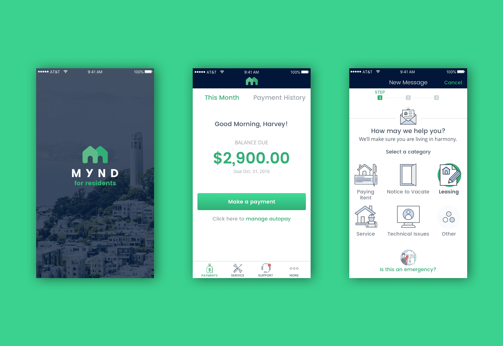 Mynd for Residents Platform