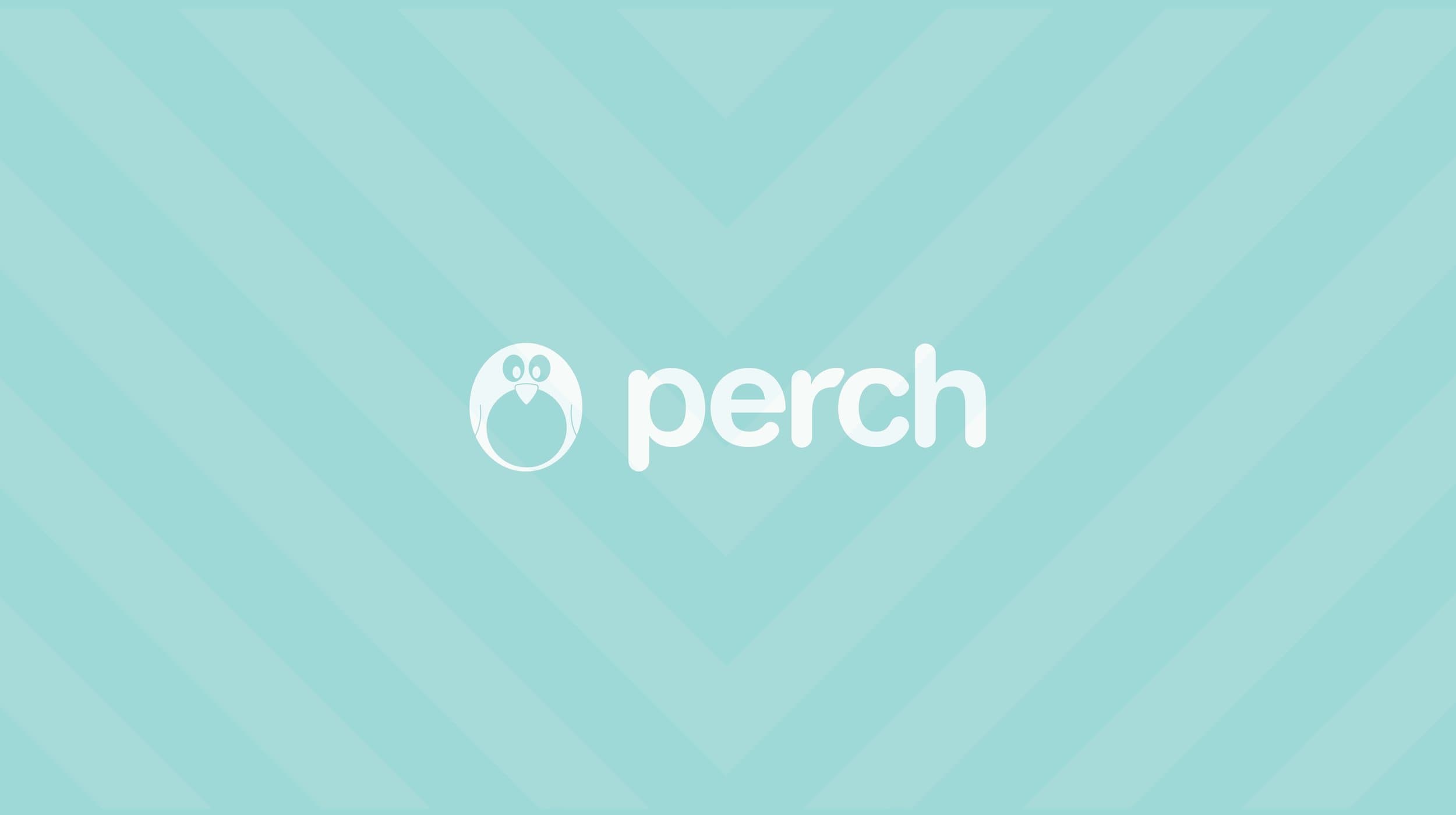 Perch pre-order website and brand guidelines