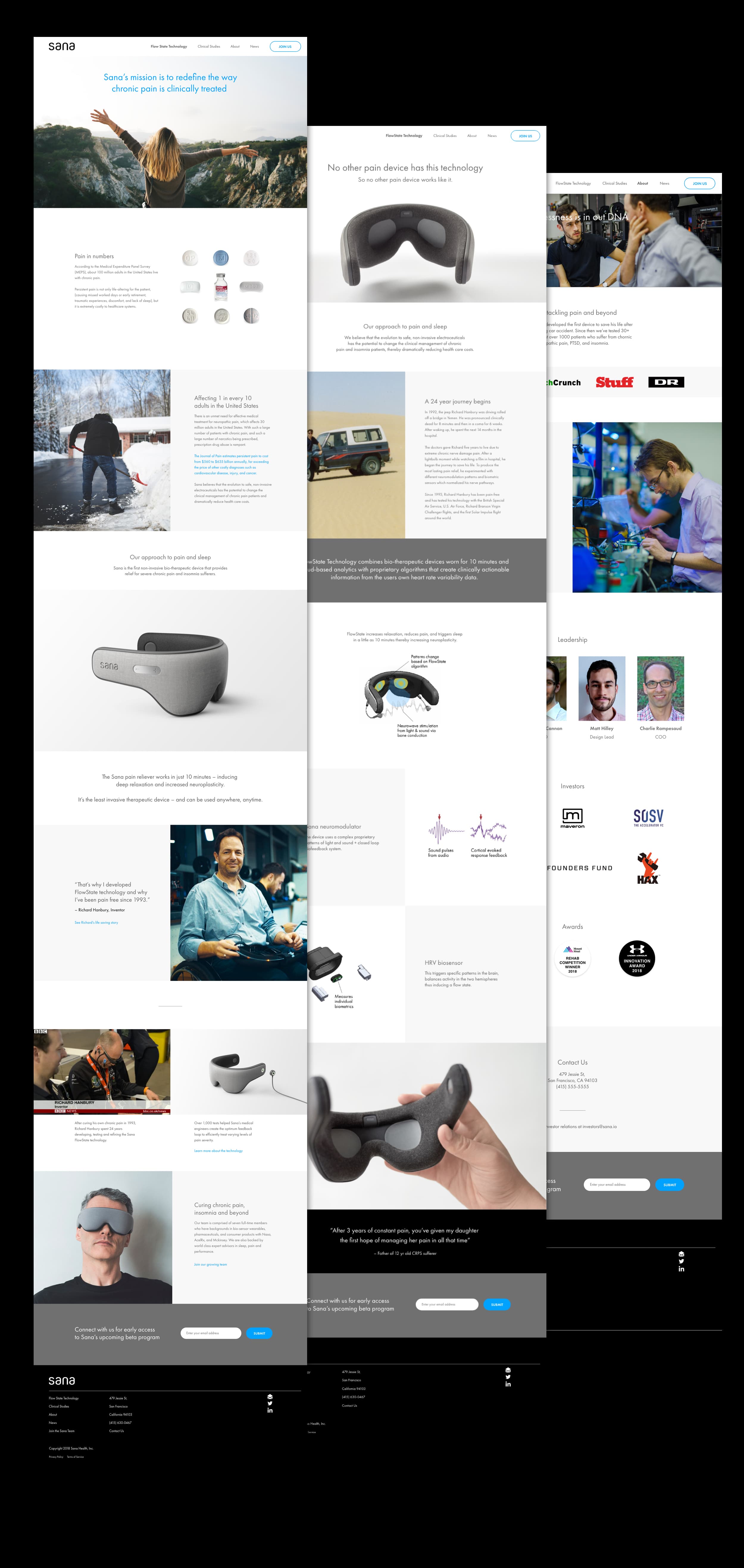 Elevated marketing site
