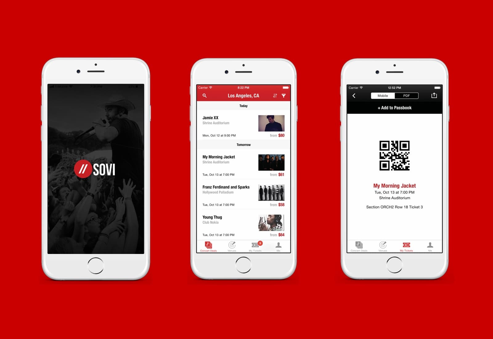 Sovi Concert App