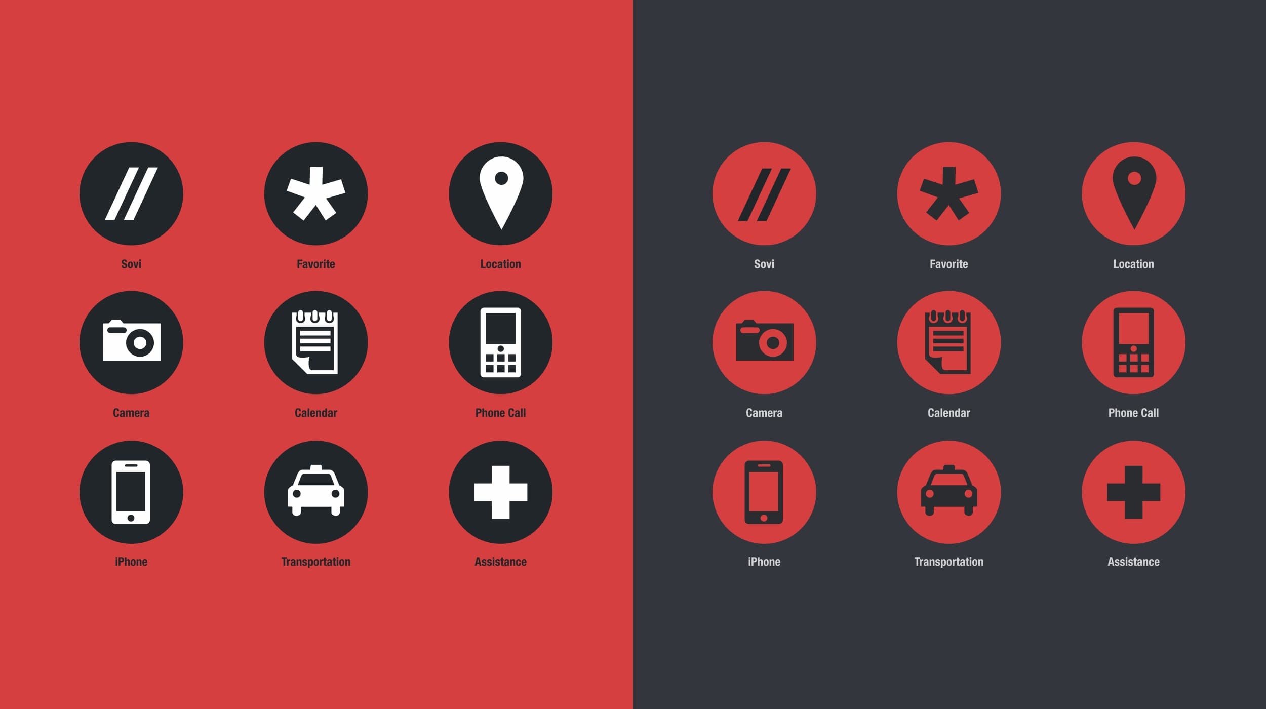 Sovi icon system